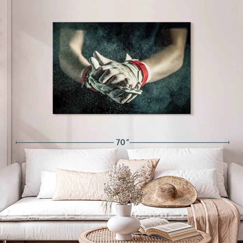 Sireci Dusting The Hands, 30" H x 45" W