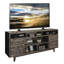 Console Hampden de 76 po pour téléviseur de 90 po ou moins, sans assemblage, fini brun anthracite