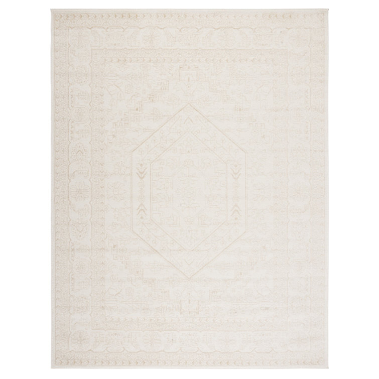 Wadlington Oriental Ivory/Beige Area Rug