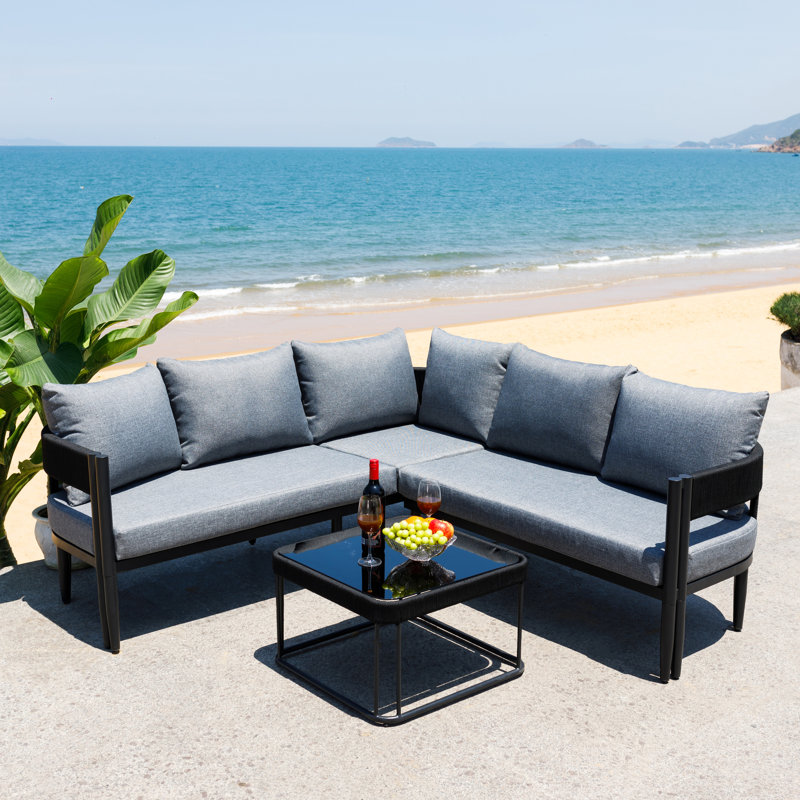 Outdoor 12 - Piece Conversation Set, Gray
