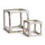 Ensemble de 2 sculptures cubistes latte-72564133