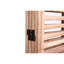 Barrière pliante en bois massif 4 panneaux, 55,2 po l x 65 po h, couleur naturelle, charnières métalliques pour un dépliage et un pliage fluides, optimise l'espace intérieur. Finition soignée et facile à manipuler.