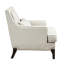 Fauteuil rembourré, dossier, rembourrage en mousse, détails du matériau du fauteuil avec coussin amovible, poids du colis