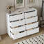 Longue commode avec 8 tiroirs