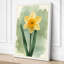 Golden Daffodil Botanical - Wrapped Canvas-474927222-474927228