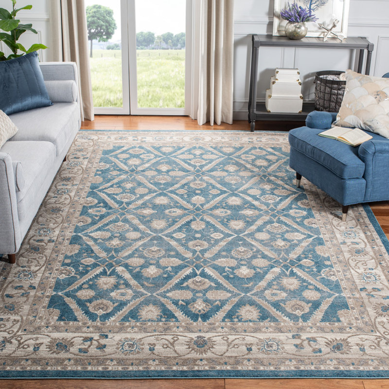 Tapis performance oriental Sofia Weigle, Rectangle 6 pi 7 po x 9 pi 2 po