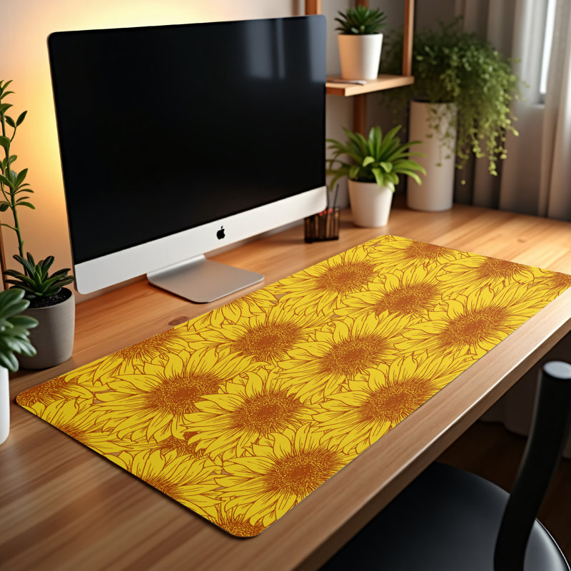 Polyester Desk Pad, 31.5x15.5