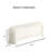 Contemporary White Corduroy Bench With Storage, Made From Engineered Wood, 50.5 Inches Wide, For Bedrooms Built - In Storage Compartment, 17.5 Deep,