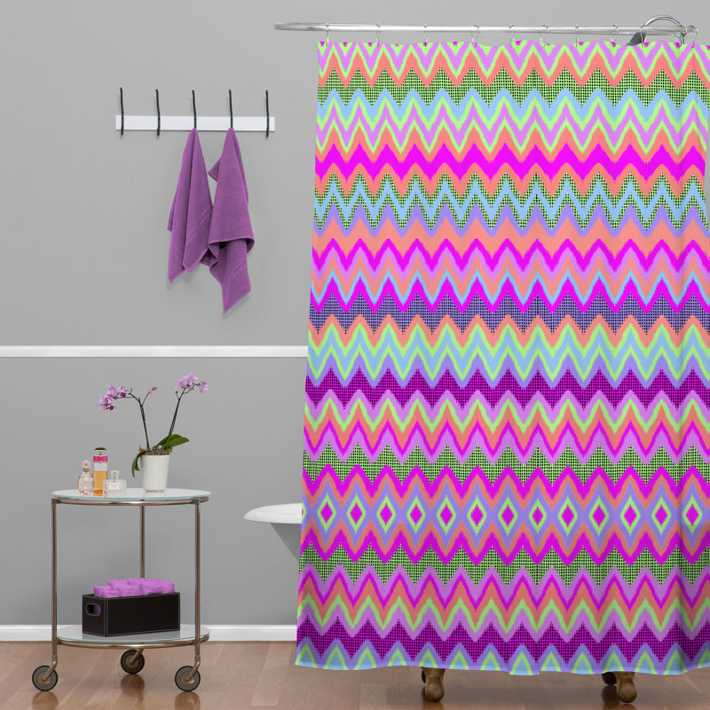Amy Sia Chevron Shower Curtain