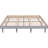 Grey Queen Bed Frame With Modern Floating Design - Enhanced Durability Queen-Size In Materials And Elegant