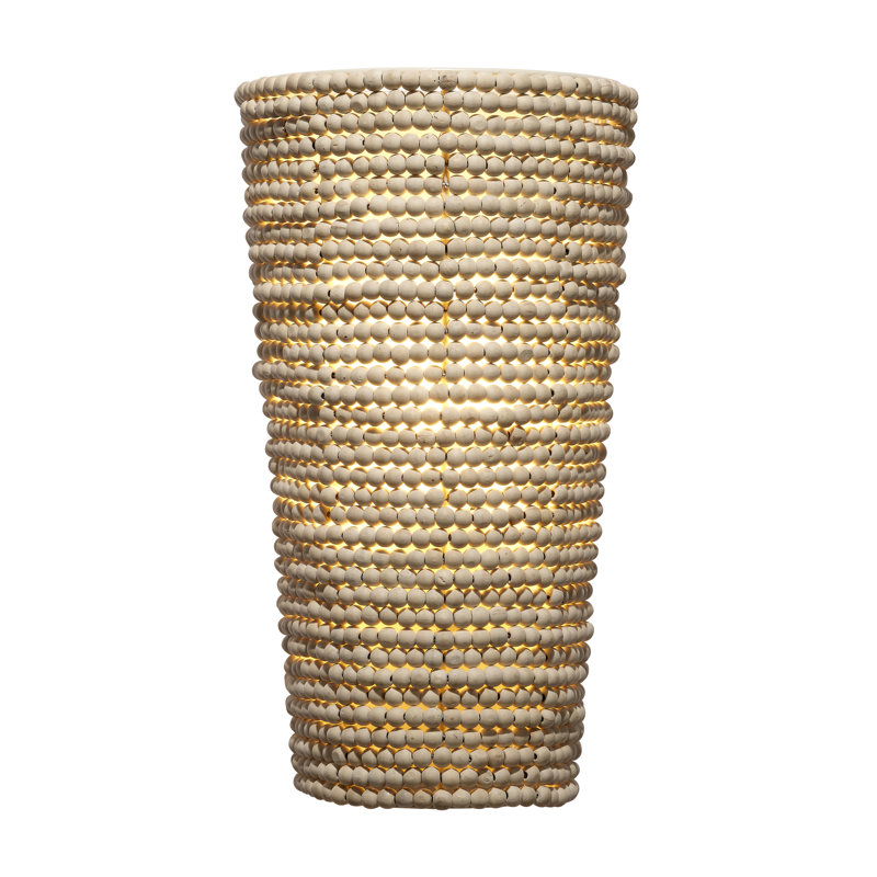 Seawall 1 - Light Flush Mounted Sconce, Beige, Beige