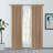 Waubun 100% Sustainable Cotton Blend Chevron Texture Unlined Light Filtering Rod Pocket Panel-68851957-68851954
