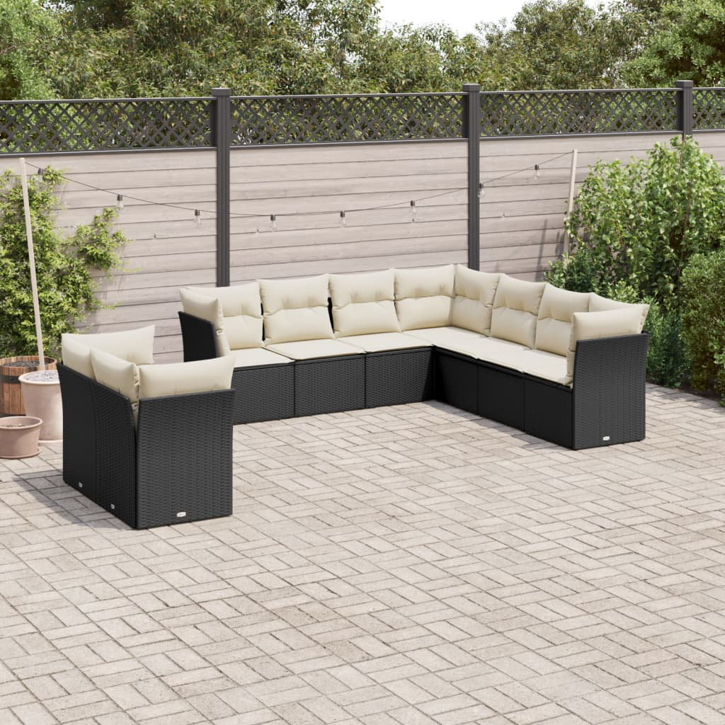 8-Sitzer Lounge-Set Wicker aus Rattan mit Polster