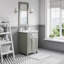 Meuble-lavabo 24 po Gaget en vert glacial avec robinet simple chromé moderne-1113332340-1113332344