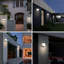 Genoveva Black 18cm H Integrated LED Outdoor Flush Mount