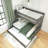 Decimus Twin Over Full Bunk Bed with Built-In Ladder , Trundle Bed Included-1649806009