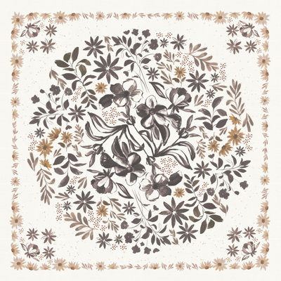Floral Wall Tapestry - Wrapped Canvas Art Prints