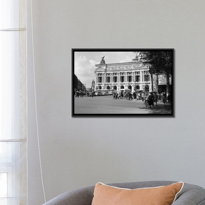 «1960s Palais Garnier at Place De Lopera Paris France», reproduction de photo sur toile tendue