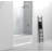 56.29" - 60" W x 60" H Single Sliding Frameless Tub Door-85752690