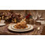 Chemin de table élégant Onetha et napperons de la collection Granada pour décoration de Noël élégante et luxueuse-607280773-604641773