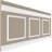 Ashford Square Panel Traditional Wainscot Paneling Kit-90470939