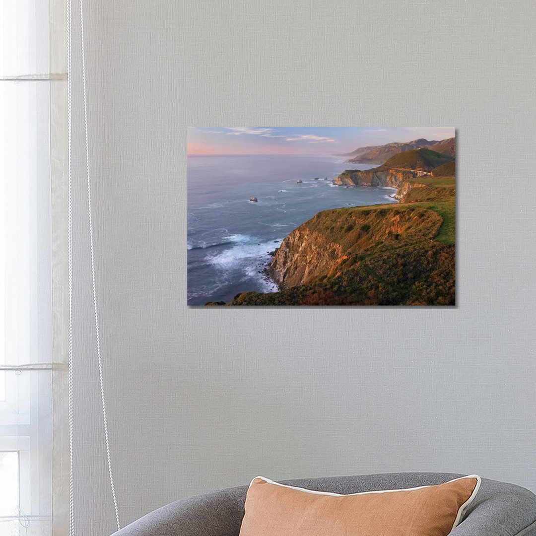 Bixby Bridge, Big Sur, California I by Tim Fitzharris - Wrapped Canvas Print