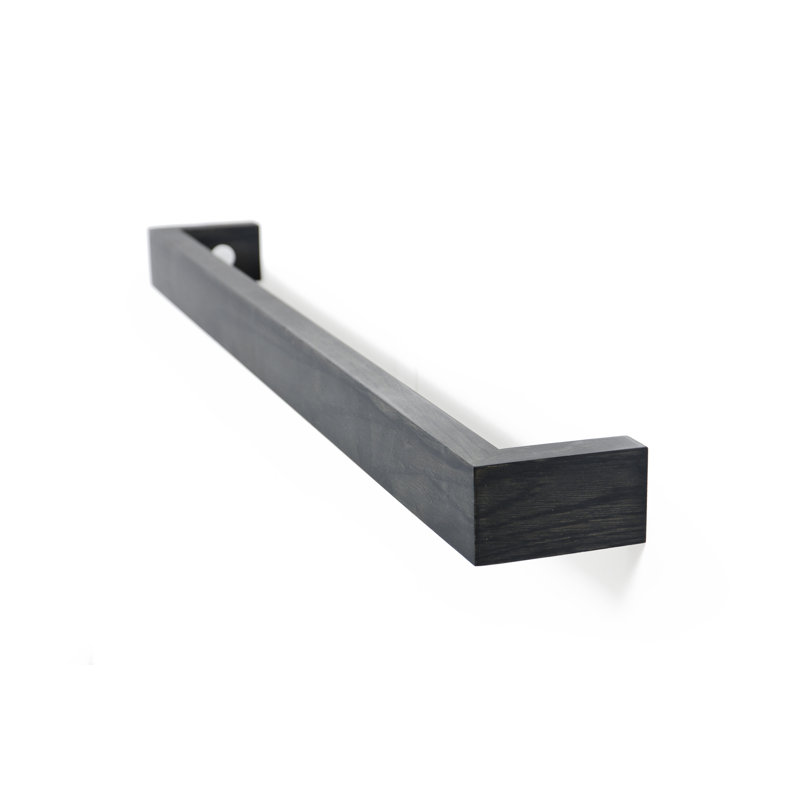 Mendocino 72cm Wood 1 Wall Towel Bar, Dark Oak