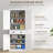 Traditional Freestanding Kitchen Pantry Cabinet