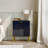 24.4" Tall 2-Drawer High Gloss Nightstand-2111079106
