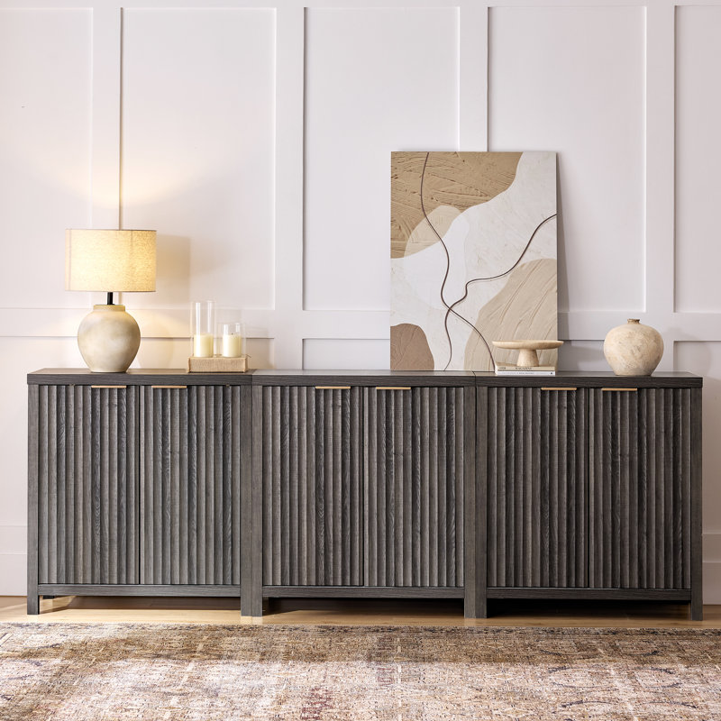 234cm Sideboard , Midnight Oak