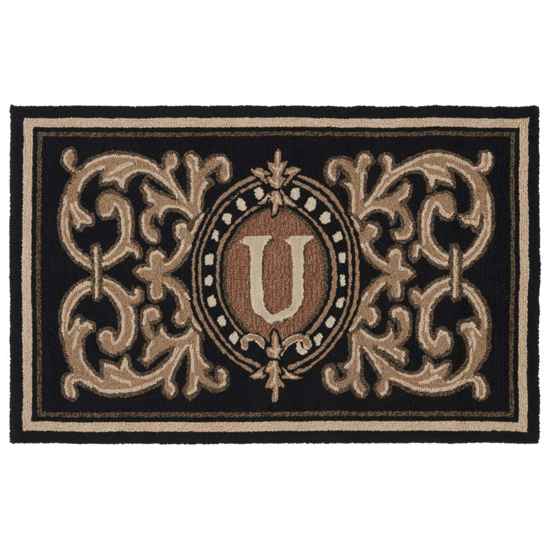 Analucia Personalizable Outdoor Doormat, 30" W x 48" L, U