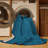 Machine Washable Solid Blue Area Rug-1515659278