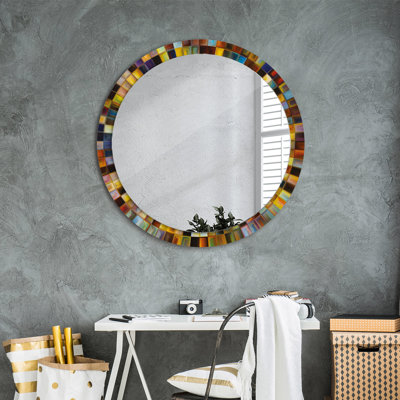 Huldar Glass Flat Wall Mirror