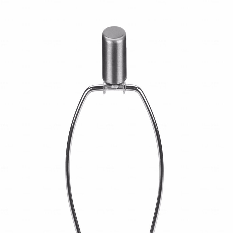 Lampe de table - H 20 po, béton gris, ivoire et abat-jour crème