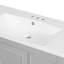 Meuble-lavabo simple 36,11 po avec plateau en résine Giannico-779057694
