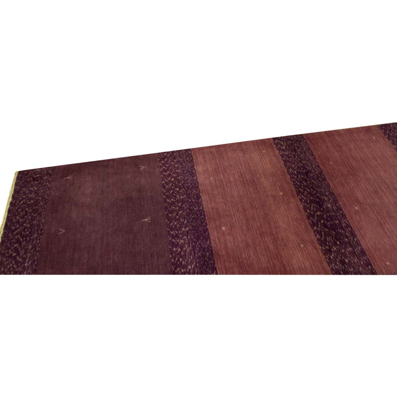 Hand Woven Wool Striped Area Rug
