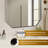 Contemporary Cut Corner Octagonal Scalloped Bathroom Vanity Mirror | Stainless Steel Frame-306995300-307394497