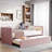 Upholstered Daybed with Pop Up Trundle Amala-2133699409