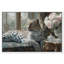 Art mural léopard décoratif encadré à la mode par Art Remedy, cadre argenté, 54 x 36-1668575146-1668575148