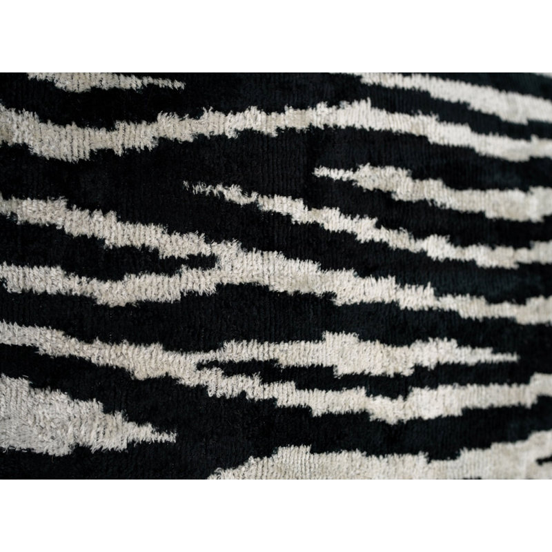 Animal Print and Damask Feather Throw Pillow