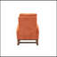 Chaise berçante de salon confortable Orange