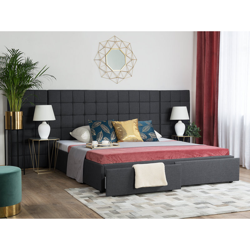 Dieter Geometric Leather Hand Woven Area Rug, Rectangle 140 x 200cm
