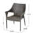 Outdoor Resin Chair, 52637.00MBRN KD MP4