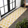 Drora Traditional Geometric Bold Gingham Yellow/Cream Indoor/Outdoor Rug