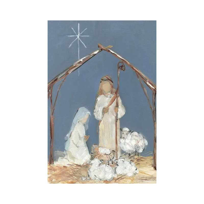 Twilight Nat Natic Prayer - reproduction d'art murale encadrée, Toile tendue, Ne s’applique pas, H 18 po x l 12 po