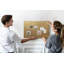 Wall Mounted cork board with print home decor message pin boards decorative bulletin board ideas Abstract material