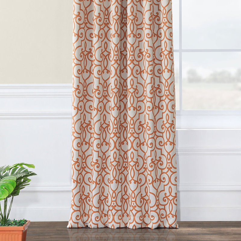 Tennessee Room Darkening Curtain Single Panel, 50" W x 84" L