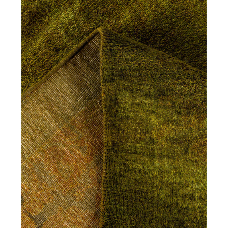 Overdyed One-of-a-Kind 6' 1" X 8' 10" Hand Knotted Area Rug