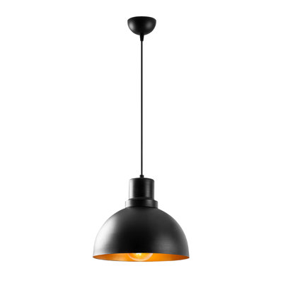1 - Light Black Single Pendant