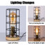 Lampe de table Industiral avec base en bois